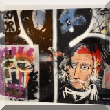 A28. Graffiti artwork. 24”h x 36”w 